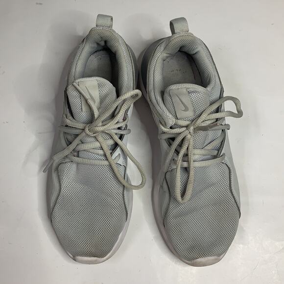 Nike Tessen Women’s Walking Casual Gray White Shoes Sneakers S-140 Size 7.5 - Picture 2 of 8
